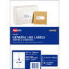 Avery 938206 L7169GU 4Up White Laser Inkjet General Use Labels 139 x 99.1mm Pack 100