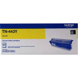 Brother TN 443 Genuine Toner Cartridge Yellow High Yield 4000 Pages