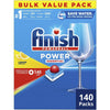 Finish Powerball Essential Dishwasher Tablet Lemon Pack 140