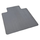 Furnx Large Chair Mat With Keyhole Low Pile Carpet 1140 x 1340mm