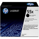 HP CE255X  #55X LaserJet Toner Cartridge Black High Yield 12,500 Pages
