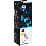 HP 31 Ink Bottle Yellow 1VU28AA Yield 8000 Pages