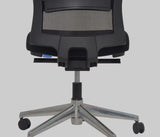 Buro Mentor Synchro Mesh Full Ergo High Back Chrome Base Chair Black