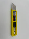 New Large Sharp Cutter Blade Refill HD Large 18mm Yellow Safety Dispenser Pack 10