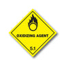 Oxidizing Agent 5.1 Labels DG Labels Yellow 100x100mm ROLL 500