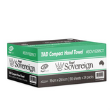 Sovereign Q TAD Compact Towel 4440 90sheets 295x190mm Ctn 24