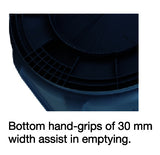 Thor Round Plastic Bin 75L Yellow