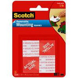 3M 108 Removable Mounting Square 70005087054 Pack 16