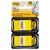 3M 680-YW2 Post-It Flags 25.4 x 43.2mm Yellow Twin