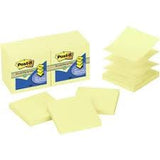 3M R330-YW Pop-Up Notes 76 x 76mm 100 Sheets Per Pad Pack 12