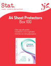A4 Sheet Protector 40um Medium Weight Box 100
