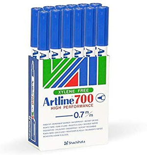 Artline 700 Permanent Marker Blue Box 12