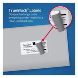 Avery 959013 L7155 3Up White Laser Shipping Labels With Trueblock 200.7 x 93.1mm Pack 100