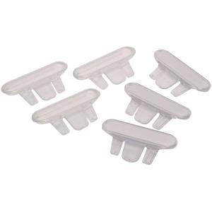 Crystalfile Indicator Tab Round Clear Pack 50