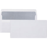 Cumberland DL 110x220mm Plain Press Seal Secretive White Envelopes Box 500