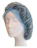 Hair Net Non Woven Disposable Crimped 21"  Blue Ctn 1000
