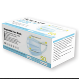 Disposable Face Mask TGA Approved 3 Ply Box 50