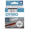 Dymo 45803 D1 Label Tape 19mm Black On White
