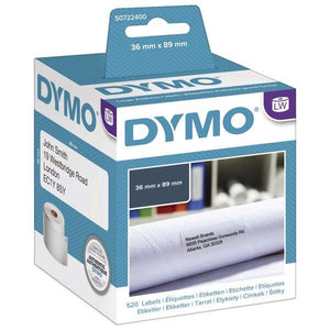 Dymo 99012 Labelwriter LW Address Label 89x36mm Pack 2 Rolls
