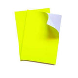 Eco Friendly A4 1C Fluro Yellow Shipping Label 210 x 295mm Pack 25