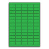 Eco Friendly A4 65L Fluro Green Address Labels 38.1 x 21.2mm Pack 100