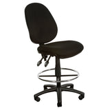 Expresso Full Ergo 3 Lever High Back Drafting Chair Black