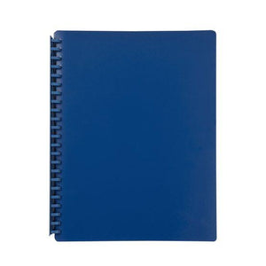 Marbig 2007001 Refillable Display Book A4 20 Pocket Blue