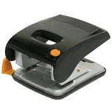 Marbig 88033 2 Hole Punch DI Tech Low Force 30 Sheets Black Silver