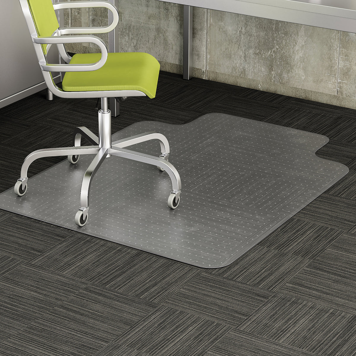 Furnx Small Keyhole Chair Mat Low Pile Carpet 915 x 1200mm – owdirect ...