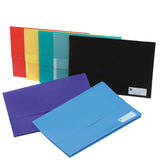 Marbig Polypick Foolscap Document Wallet Assorted Pack 12