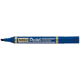Pentel N860 Permanent Marker Chisel Blue Box 12