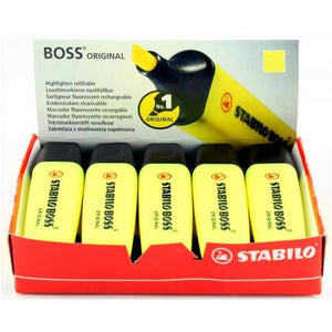 Stabilo Boss Highlighter Yellow Box 10