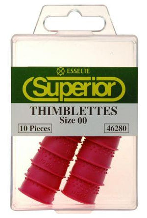 Superior Thimblettes Size 00 Dark Pink Box 10