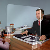 Virascreen Premium Sneeze Guard Screen 1200W x 800H Acrylic Clear