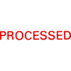 Xstamper CX-BN 1314 "PROCESSED" Red 5013140 Self inking Message Stamp