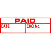 Xstamper CX-BN 1533 "PAID/DATE/CHEQUE NO." Red 5015330 Self inking Message Stamp